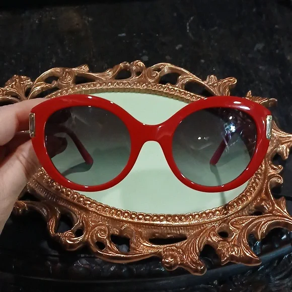 ? Gianni Versace Red & Pink Sunglasses VE 4310 Bold  display picture 2